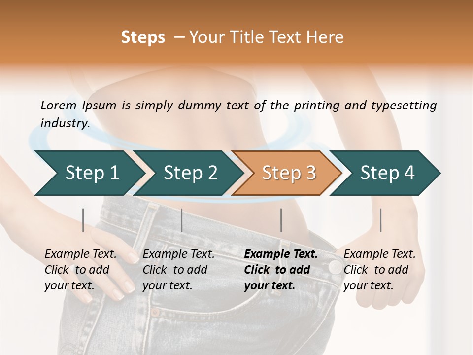 Female Kilo Fitness PowerPoint Template