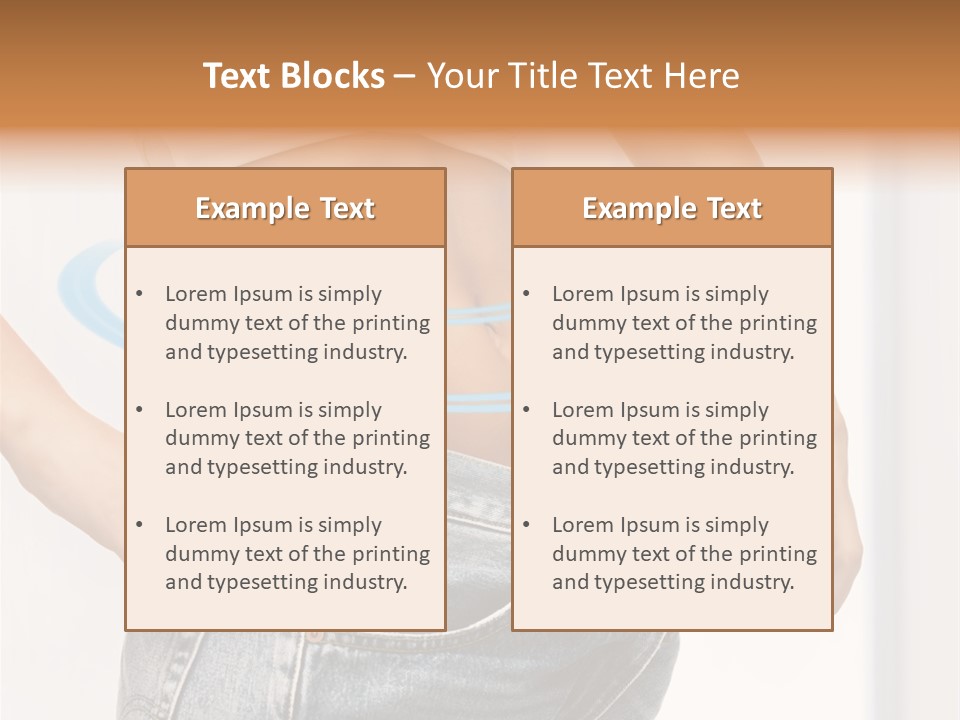 Female Kilo Fitness PowerPoint Template