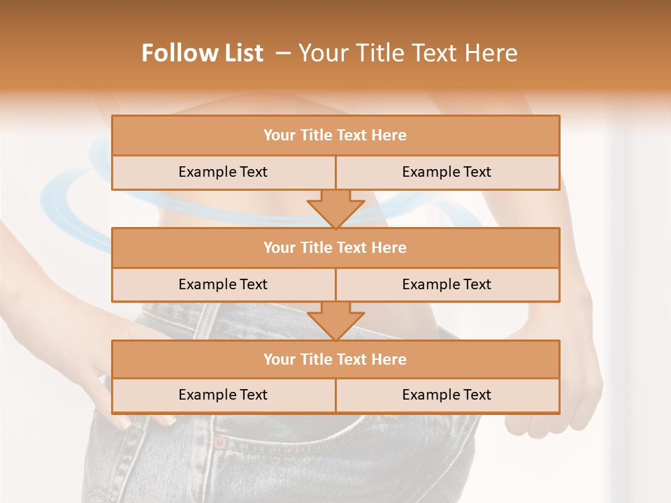 Female Kilo Fitness PowerPoint Template