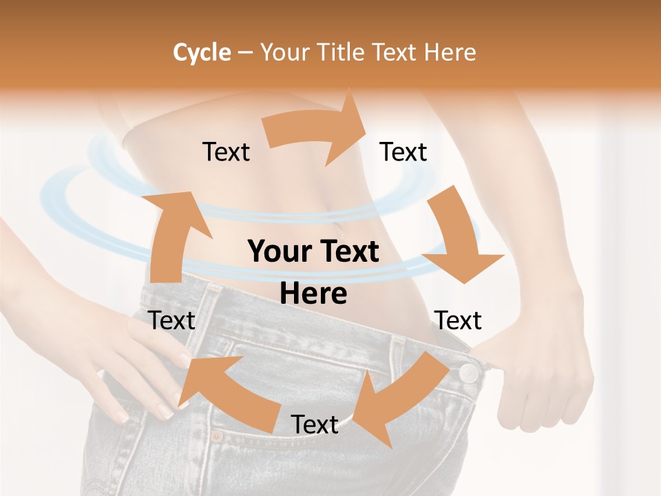 Female Kilo Fitness PowerPoint Template