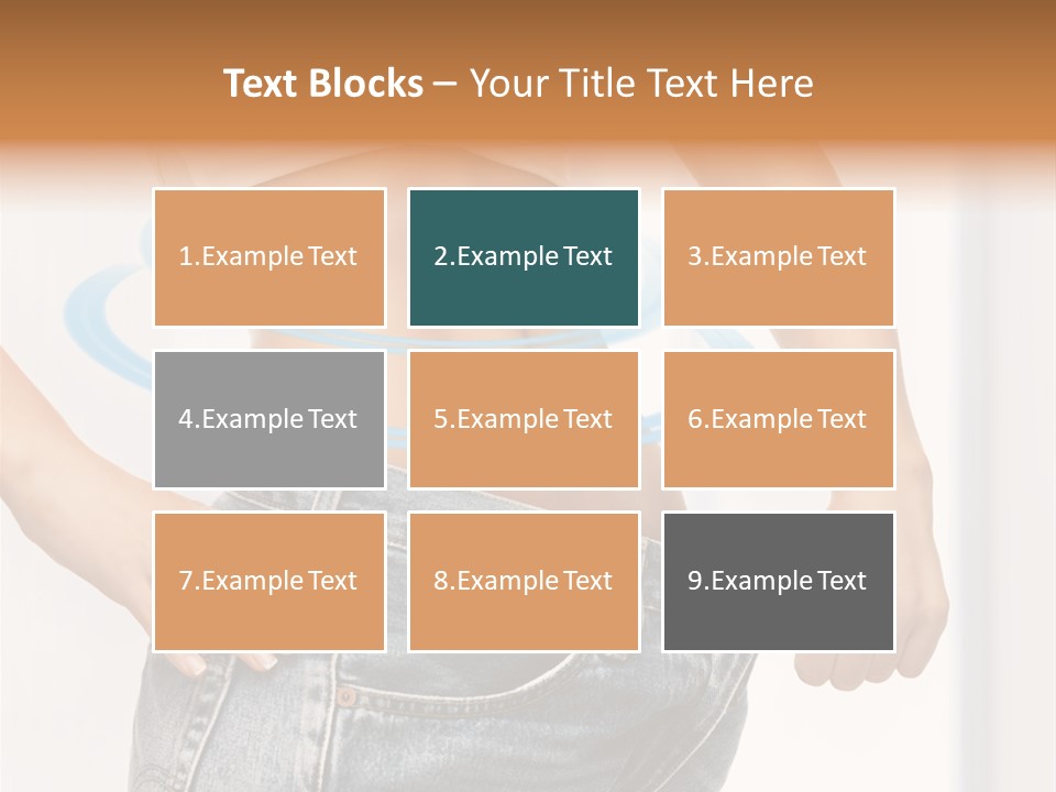 Female Kilo Fitness PowerPoint Template