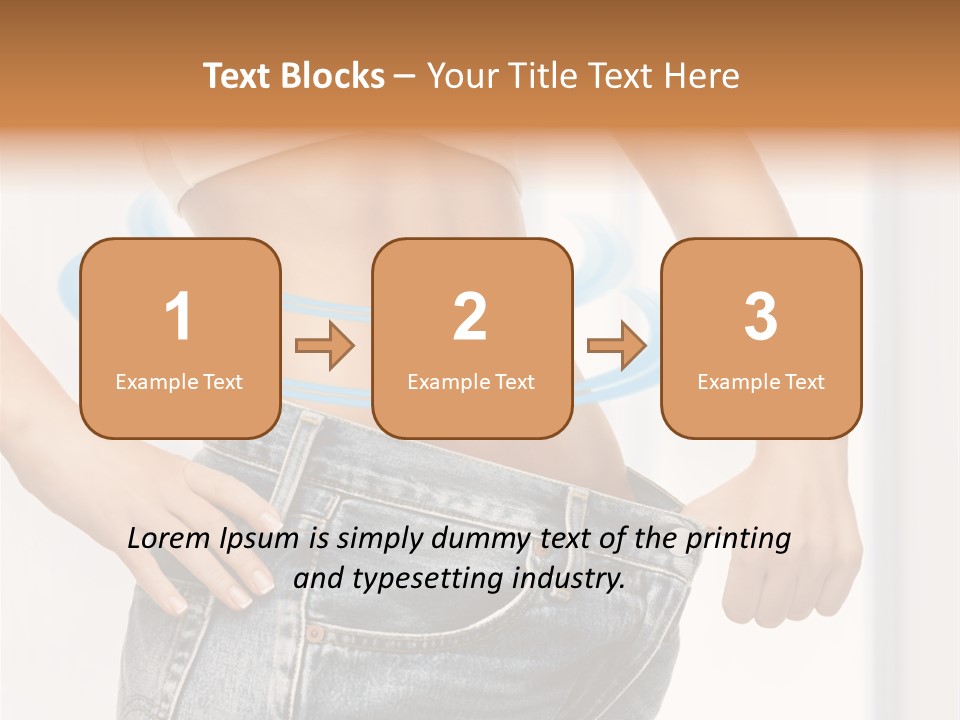 Female Kilo Fitness PowerPoint Template