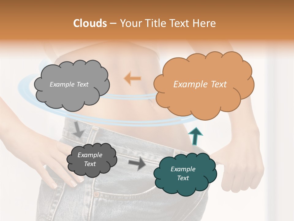 Female Kilo Fitness PowerPoint Template