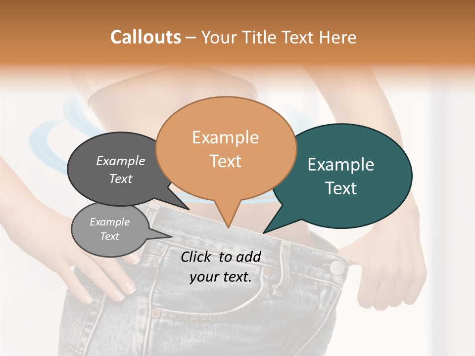 Female Kilo Fitness PowerPoint Template