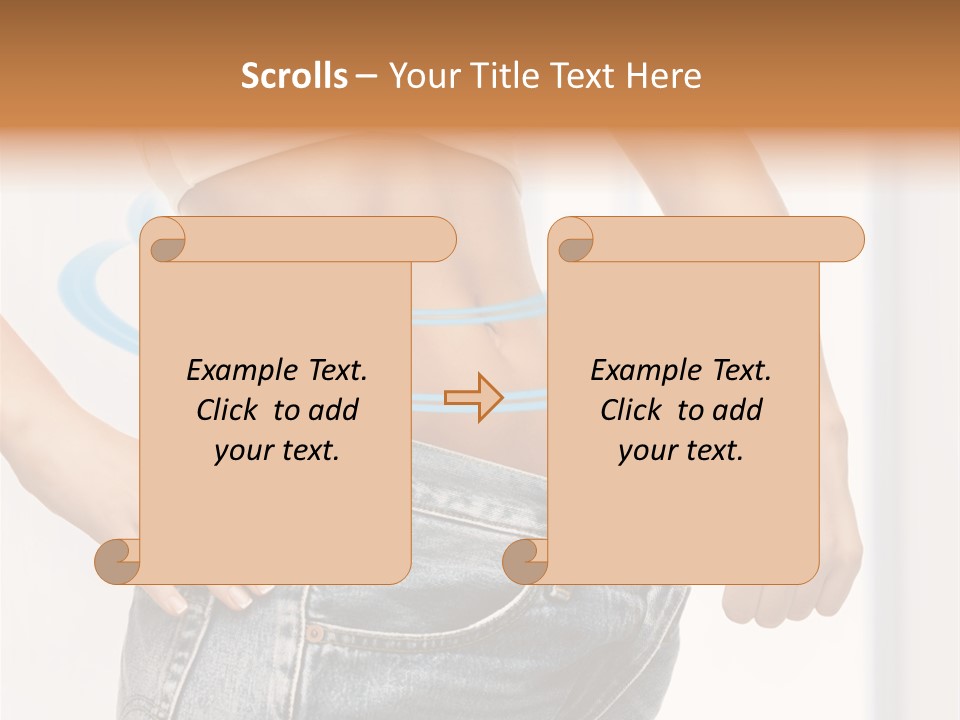 Female Kilo Fitness PowerPoint Template