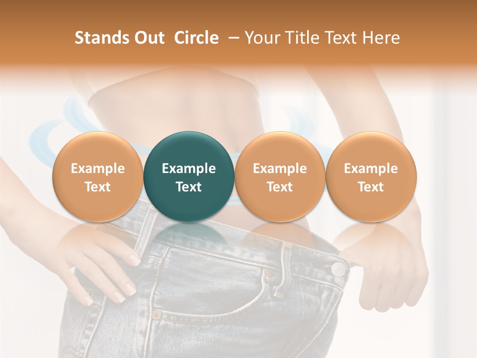 Female Kilo Fitness PowerPoint Template