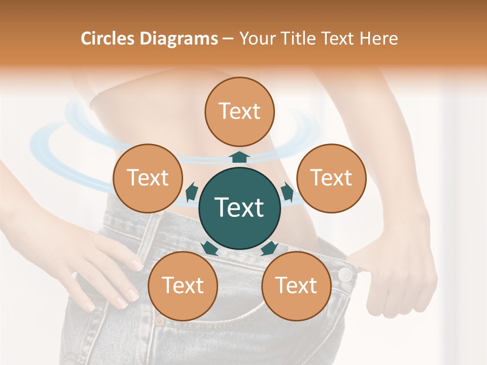 Female Kilo Fitness PowerPoint Template