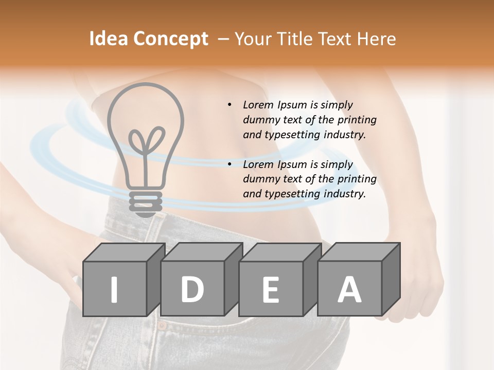 Female Kilo Fitness PowerPoint Template