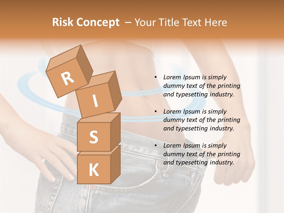 Female Kilo Fitness PowerPoint Template