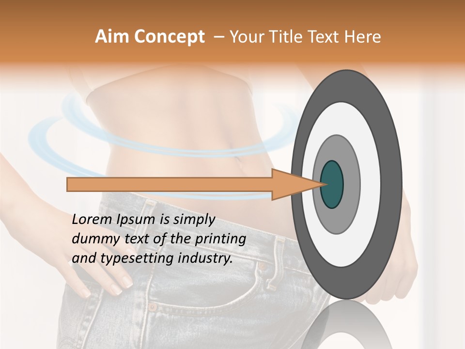 Female Kilo Fitness PowerPoint Template