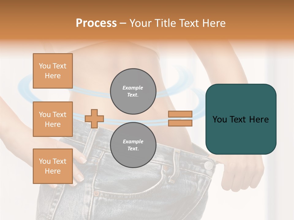 Female Kilo Fitness PowerPoint Template