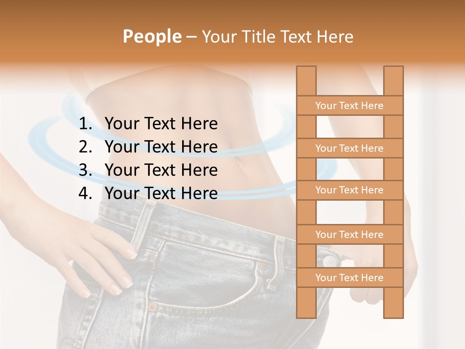 Female Kilo Fitness PowerPoint Template