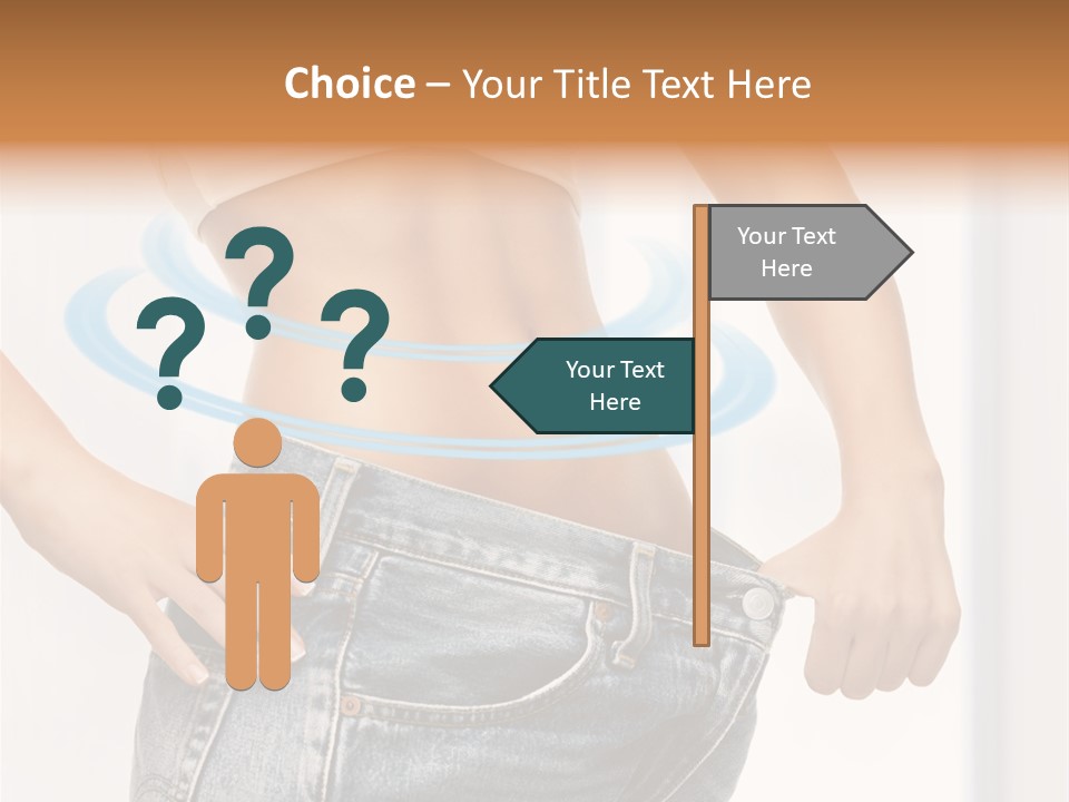 Female Kilo Fitness PowerPoint Template