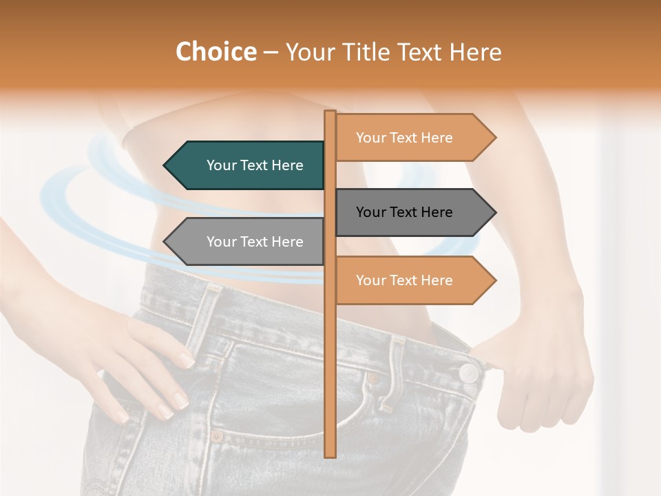 Female Kilo Fitness PowerPoint Template