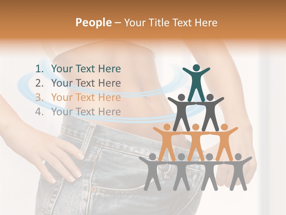 Female Kilo Fitness PowerPoint Template