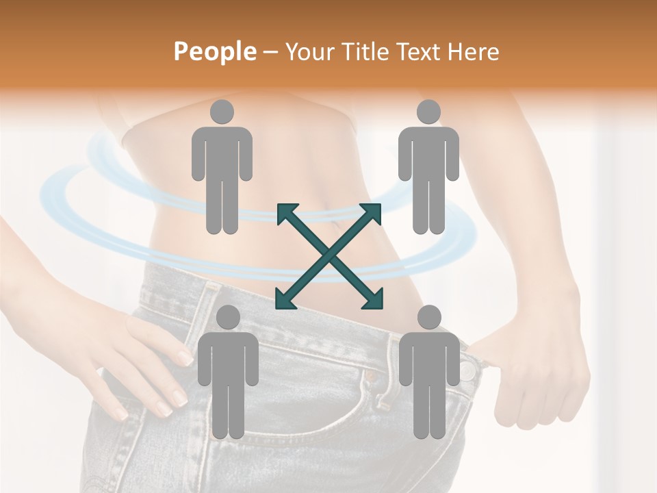 Female Kilo Fitness PowerPoint Template