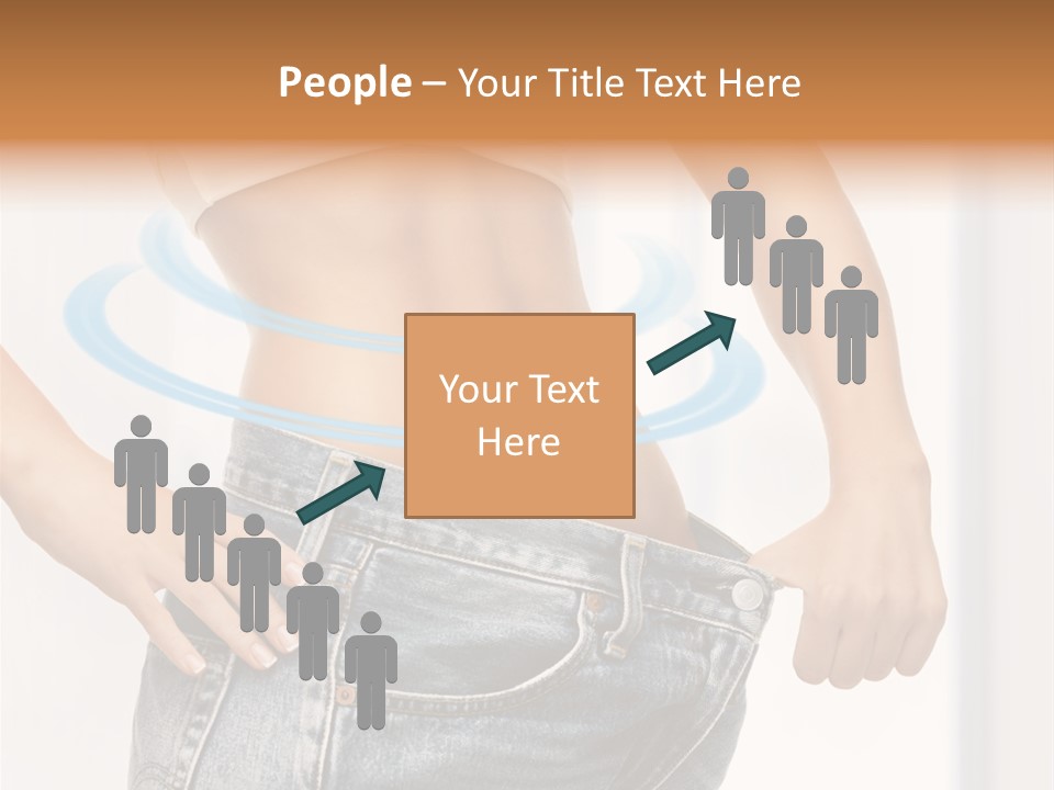 Female Kilo Fitness PowerPoint Template