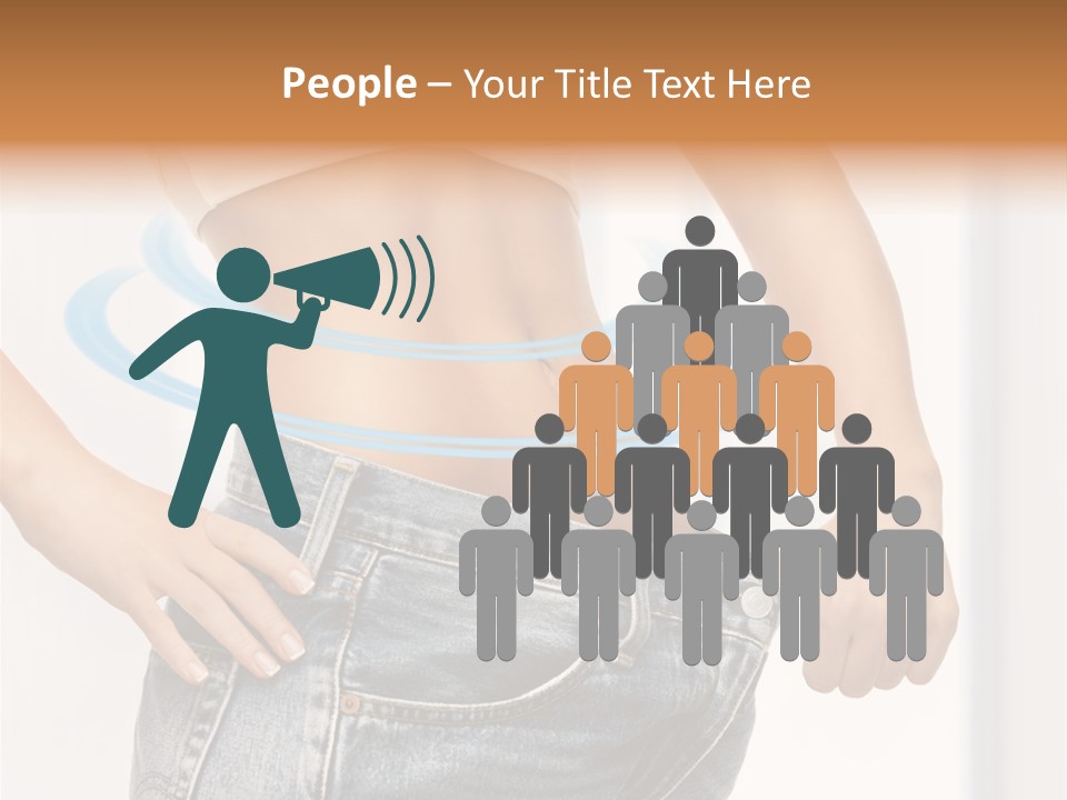 Female Kilo Fitness PowerPoint Template