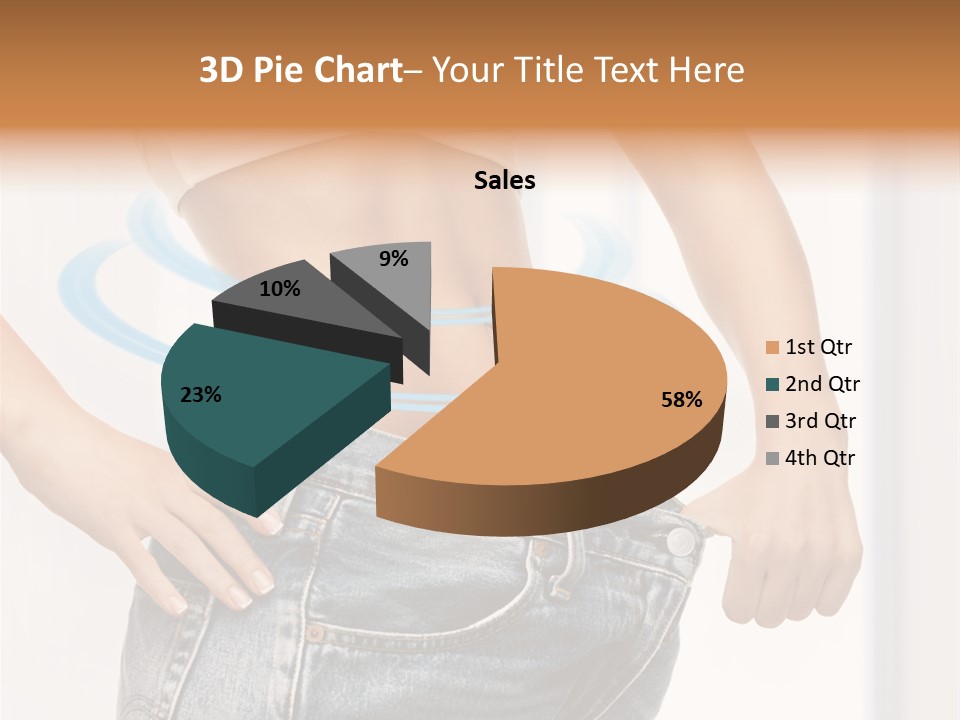 Female Kilo Fitness PowerPoint Template