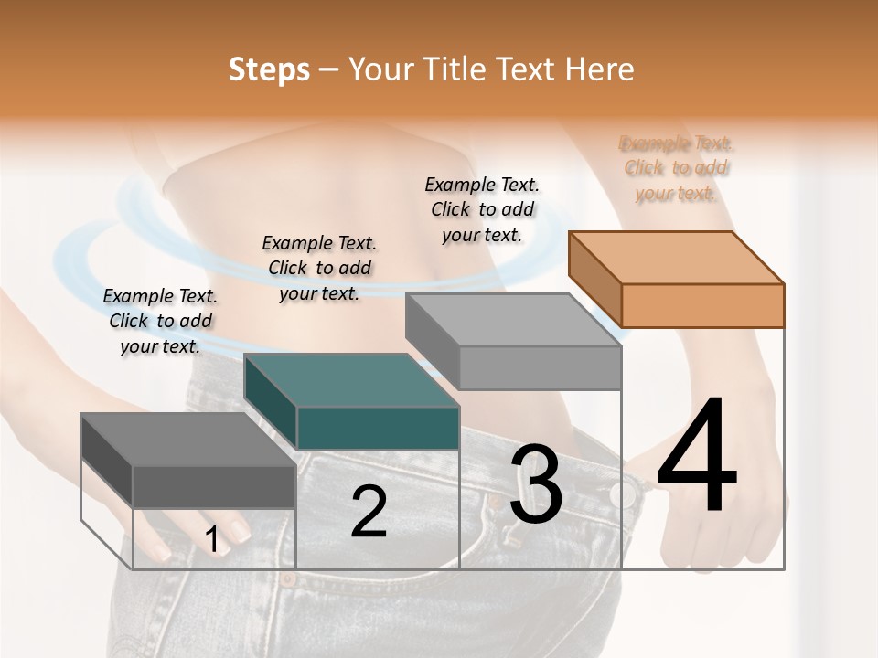 Female Kilo Fitness PowerPoint Template