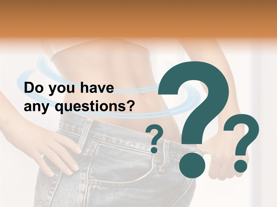 Female Kilo Fitness PowerPoint Template