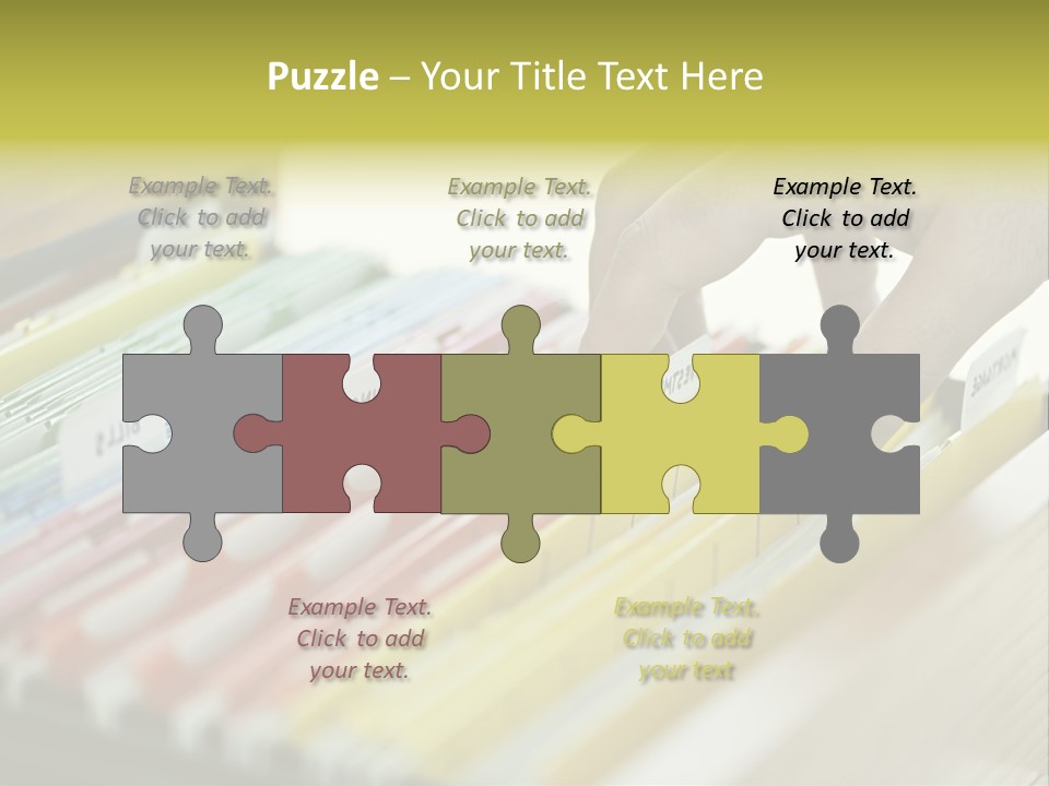 Cabinet Financial Information PowerPoint Template