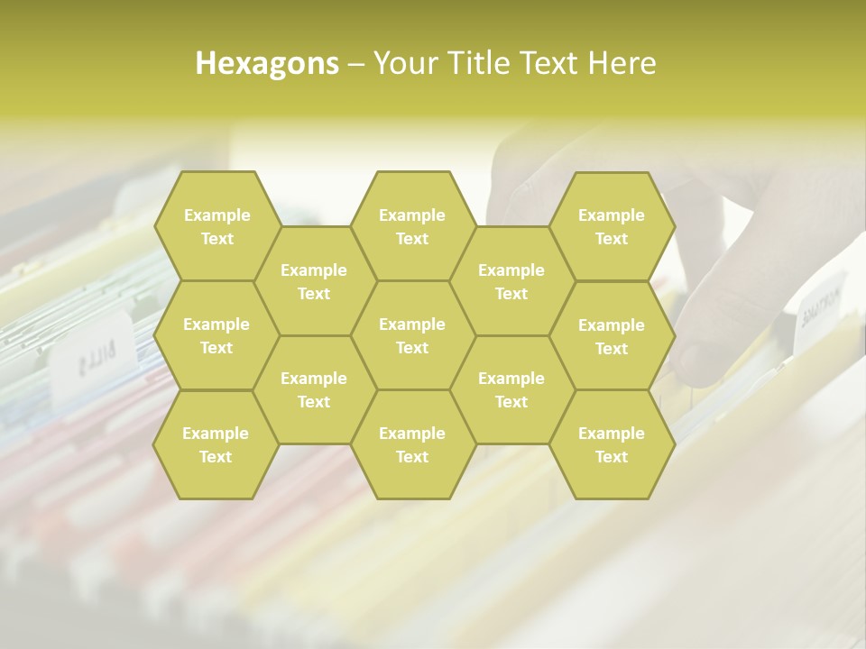 Cabinet Financial Information PowerPoint Template