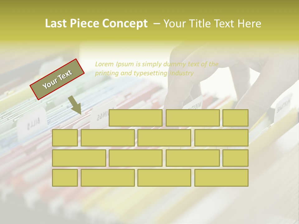 Cabinet Financial Information PowerPoint Template
