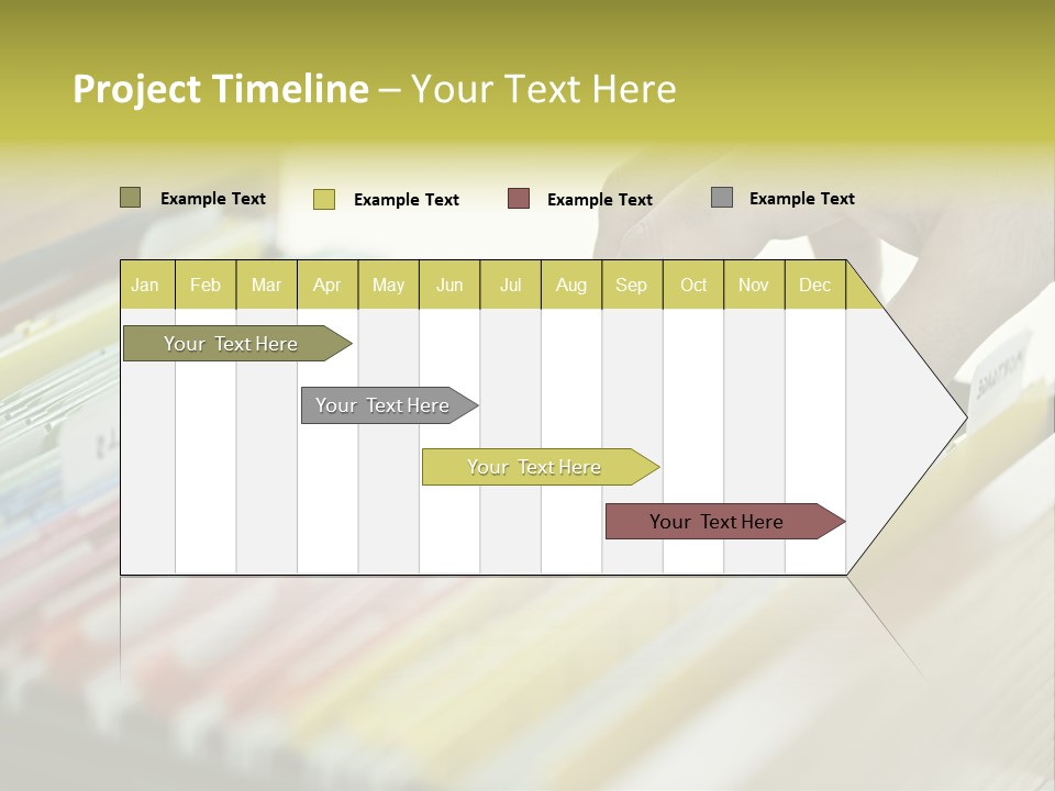 Cabinet Financial Information PowerPoint Template