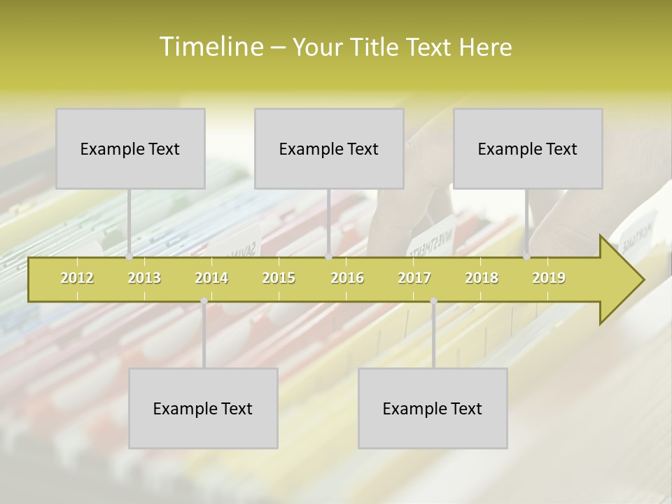 Cabinet Financial Information PowerPoint Template