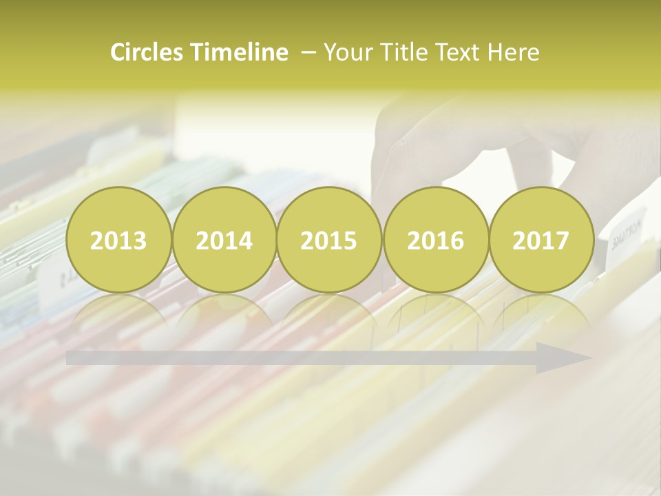 Cabinet Financial Information PowerPoint Template