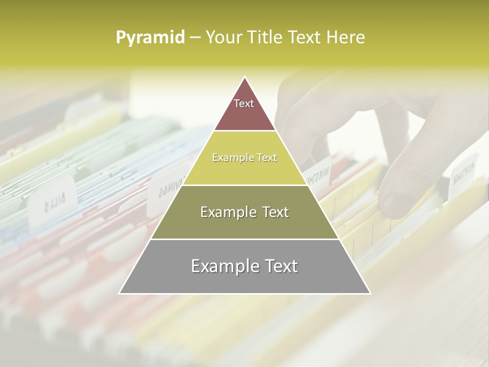 Cabinet Financial Information PowerPoint Template