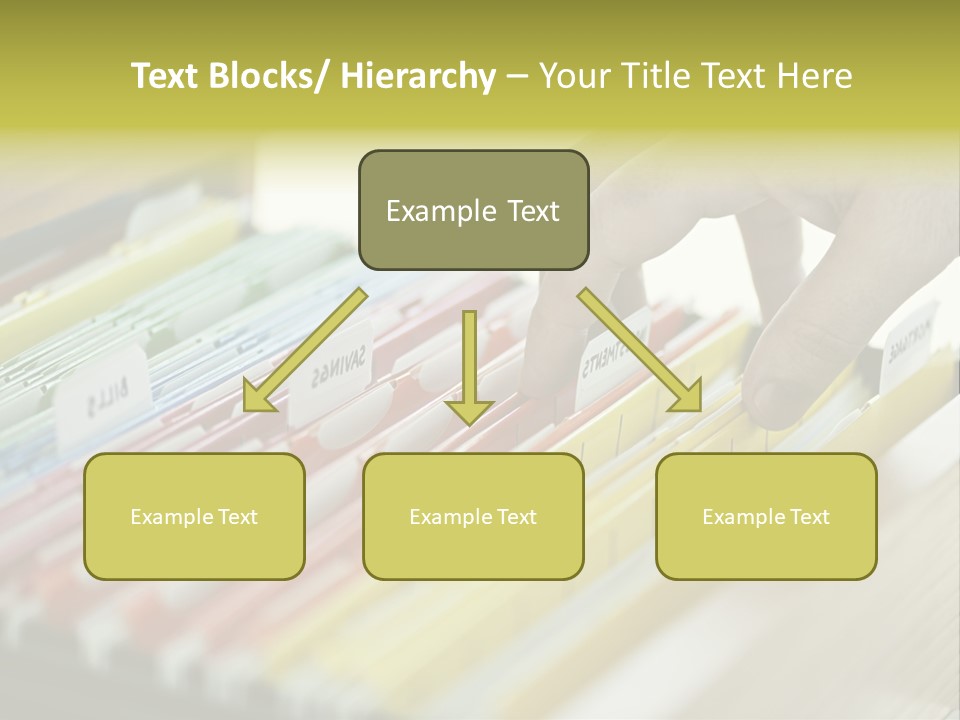 Cabinet Financial Information PowerPoint Template