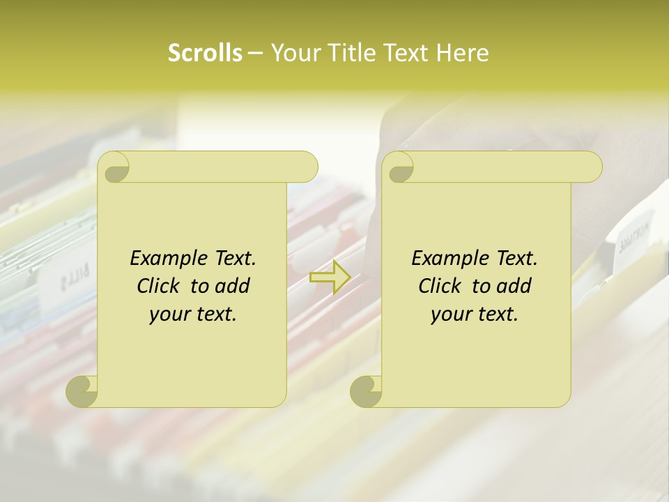Cabinet Financial Information PowerPoint Template