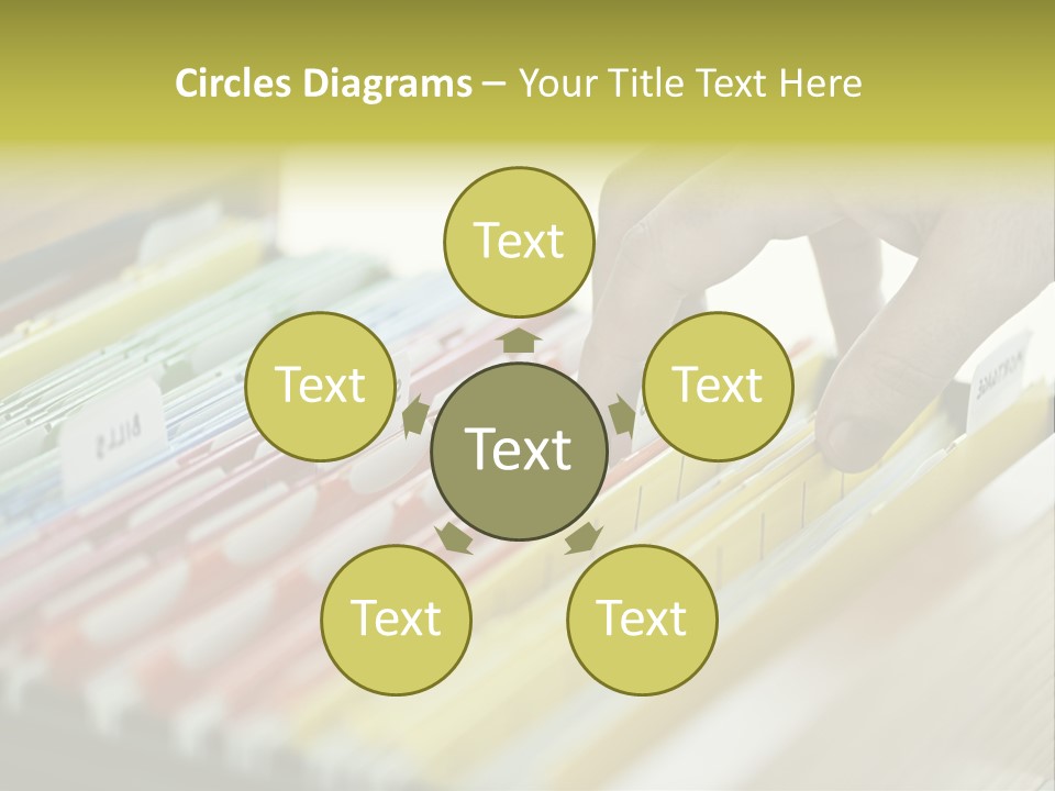 Cabinet Financial Information PowerPoint Template