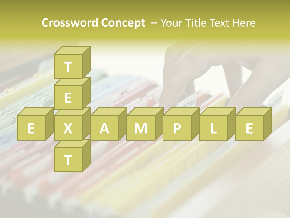 Cabinet Financial Information PowerPoint Template