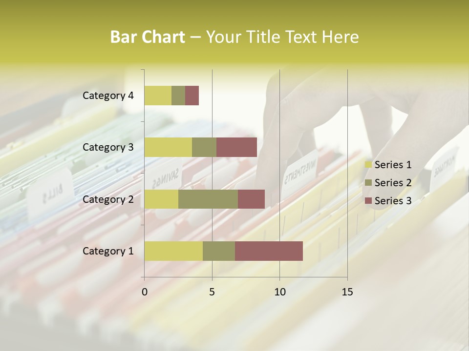Cabinet Financial Information PowerPoint Template
