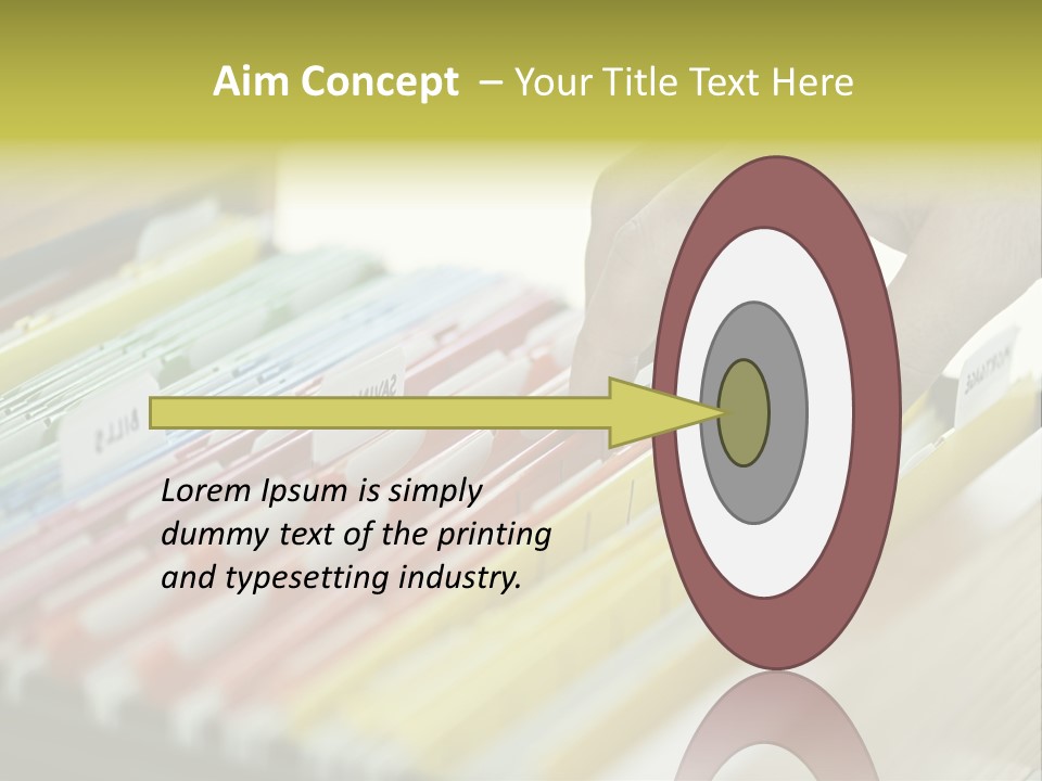 Cabinet Financial Information PowerPoint Template