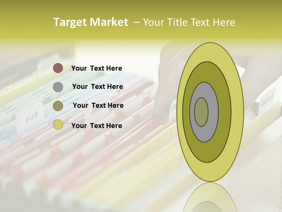 Cabinet Financial Information PowerPoint Template