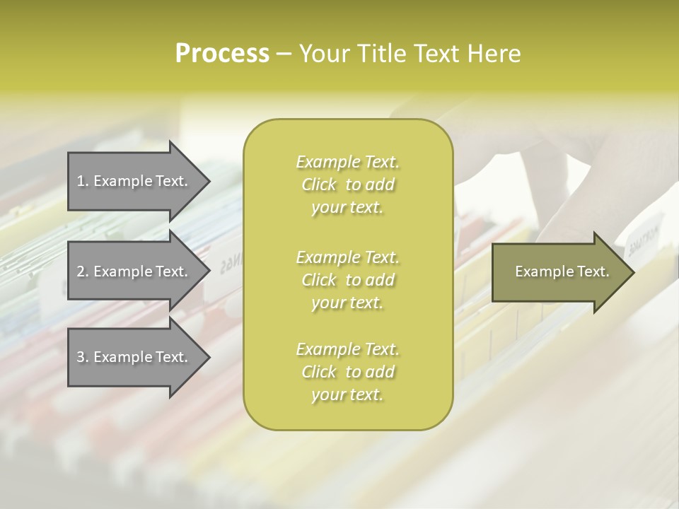 Cabinet Financial Information PowerPoint Template