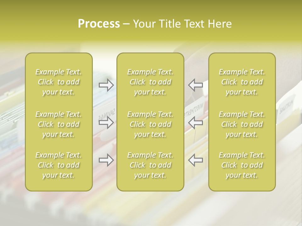 Cabinet Financial Information PowerPoint Template