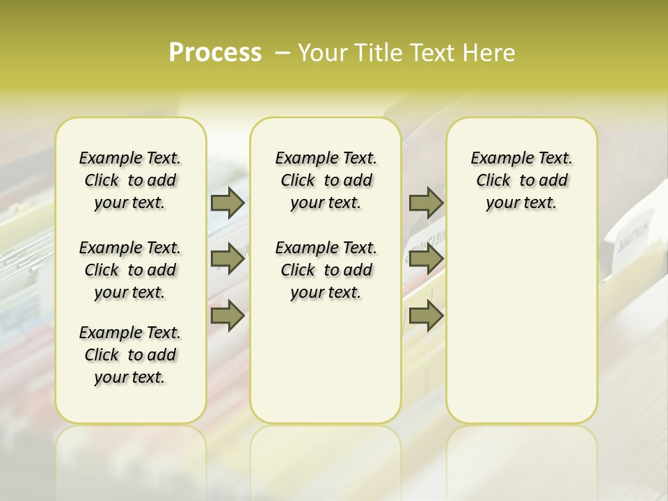 Cabinet Financial Information PowerPoint Template