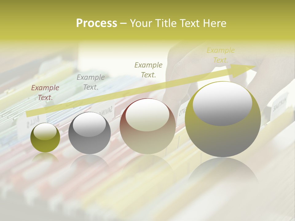 Cabinet Financial Information PowerPoint Template