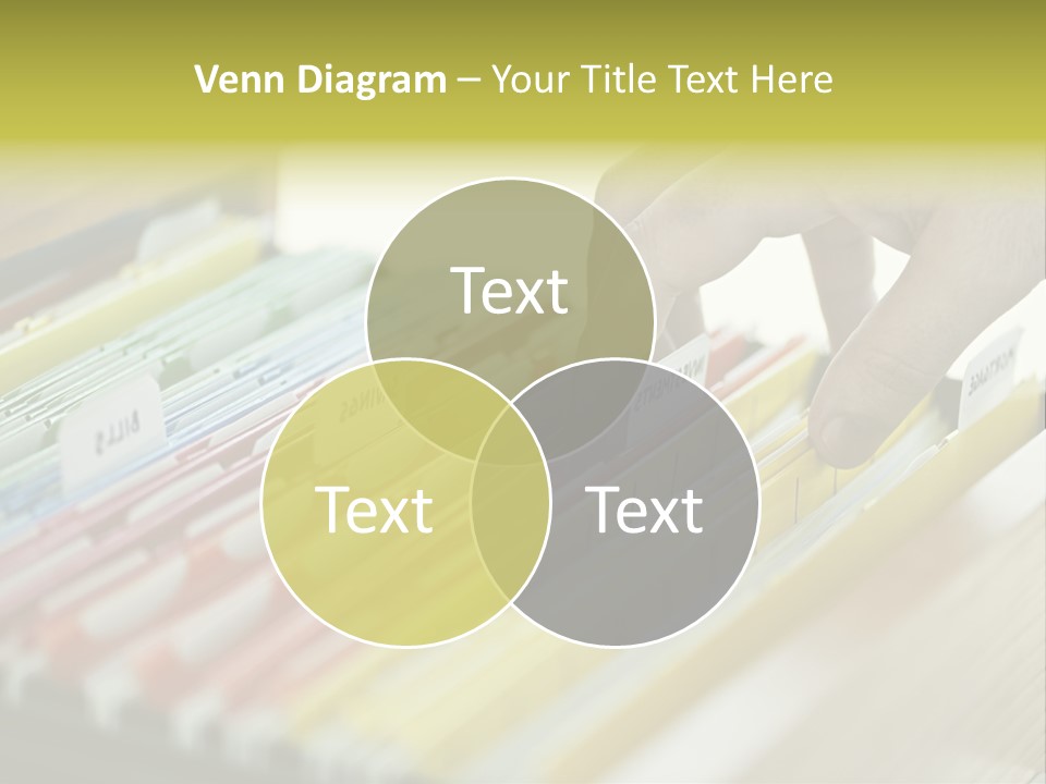 Cabinet Financial Information PowerPoint Template
