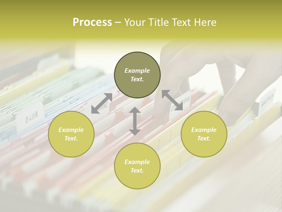 Cabinet Financial Information PowerPoint Template