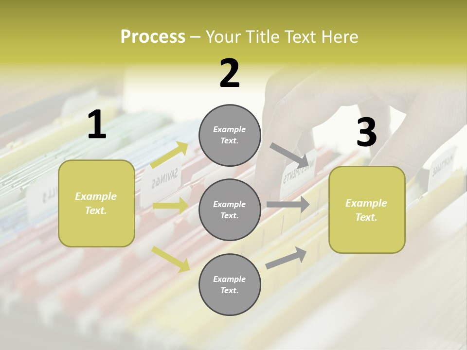 Cabinet Financial Information PowerPoint Template