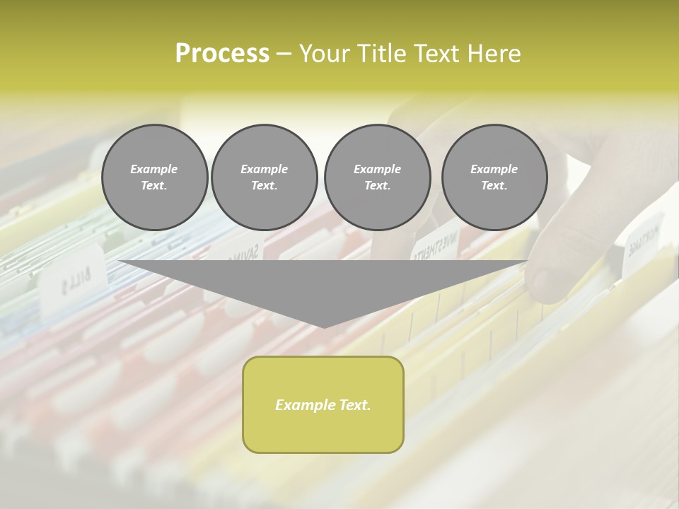 Cabinet Financial Information PowerPoint Template