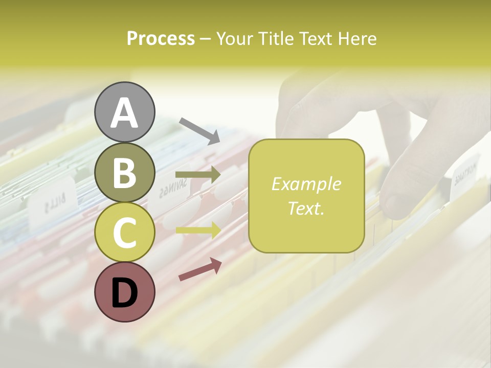Cabinet Financial Information PowerPoint Template