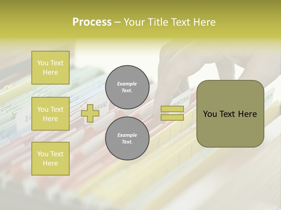 Cabinet Financial Information PowerPoint Template