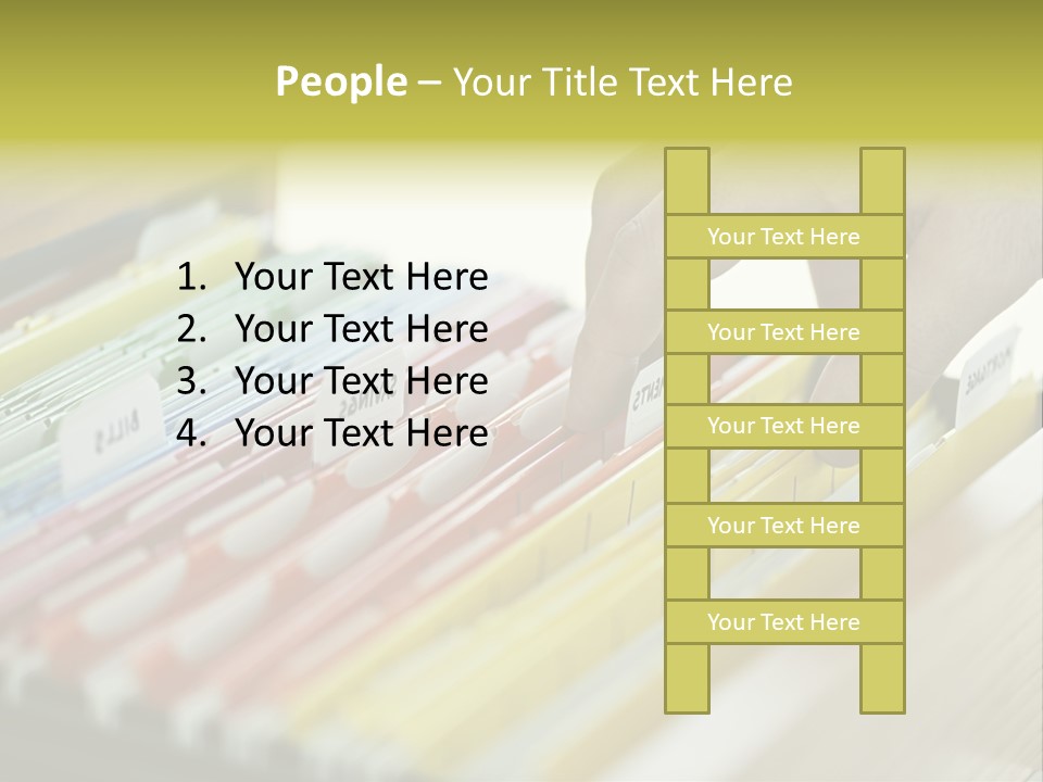 Cabinet Financial Information PowerPoint Template
